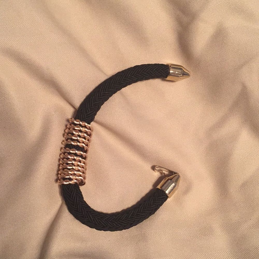 Black and gold bracelet